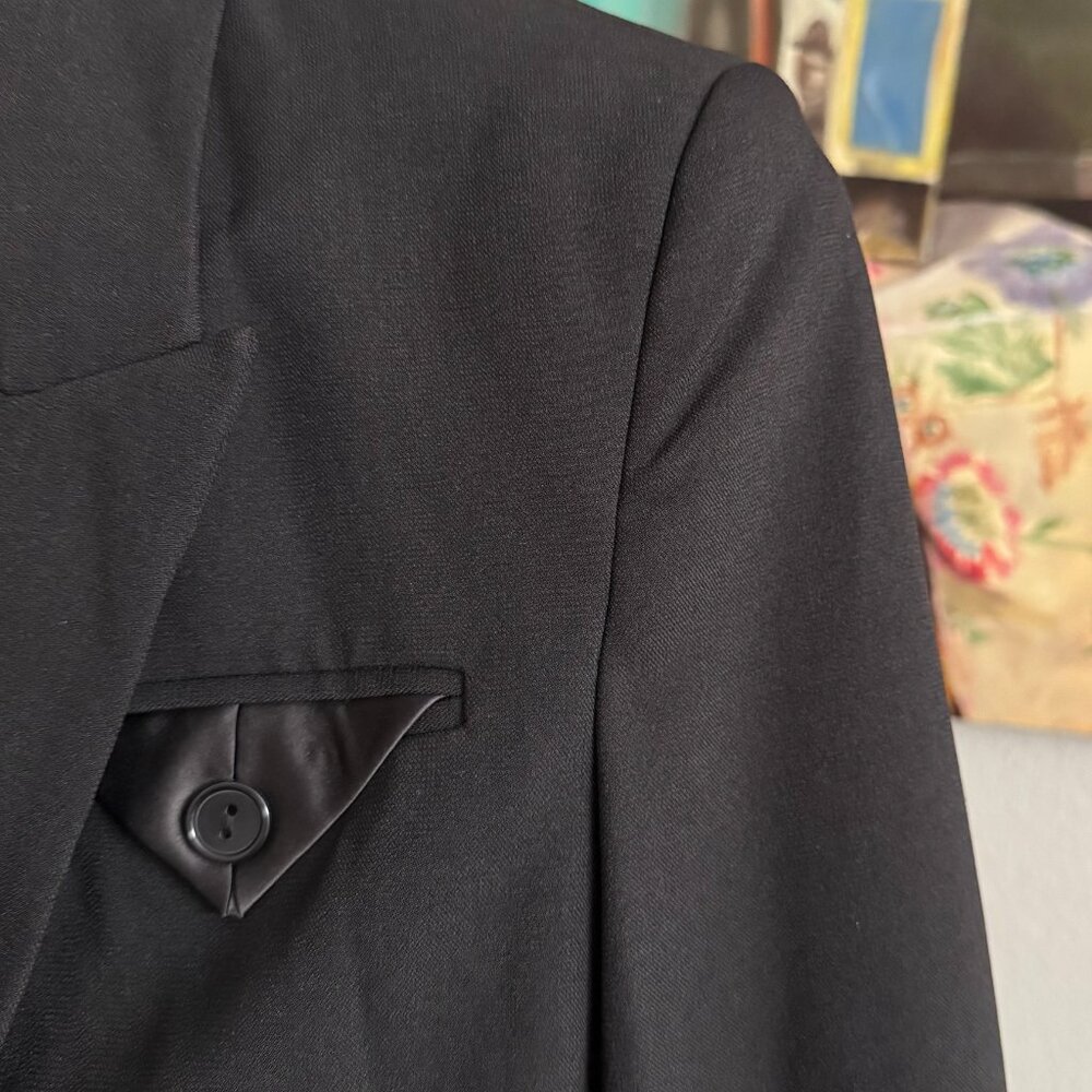 Bardot - Sloane Oversize Double Breasted Blazer in Black - Picture 4 of 8